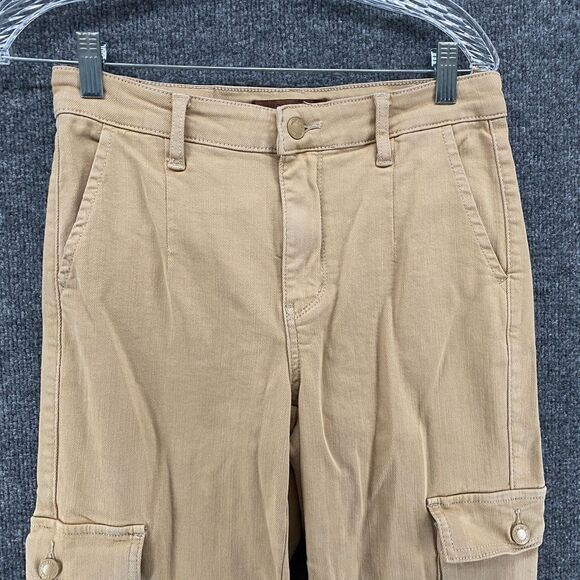 Judy Blue Jeans Womens 5/27 Garment Dyed Cargo Mid Rise Straight Casual Hippie - Picture 2 of 10